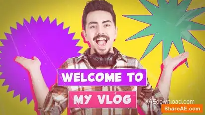 Videohive YouTube Vlog Intro 56794578 Openers template preview