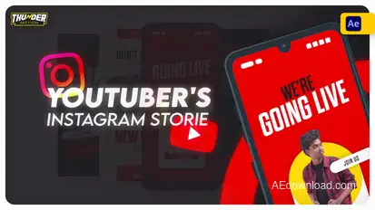 YouTuber's Instagram Stories Product Promo template preview