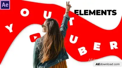 YouTuber Elements Elements template preview