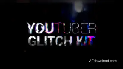 YouTuber Kit | Glitch broadcast-packages template preview