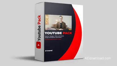 YouTuber Pack broadcast-packages template preview
