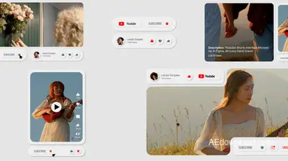 Youtuber Pack Elements template preview