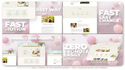 Zero Glide Website Promotion Product Promo template preview