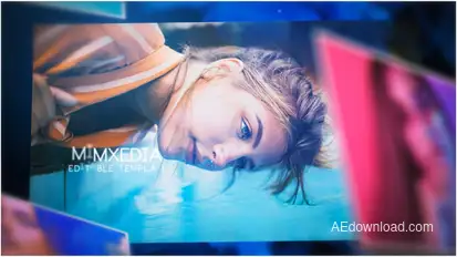 Zero Gravity Slideshow Video Displays template preview