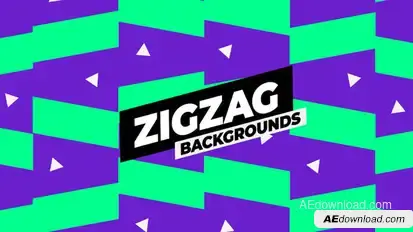 ZigZag Backgrounds Elements template preview