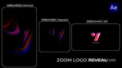 Zoom Logo Reveal Logo Stings template preview