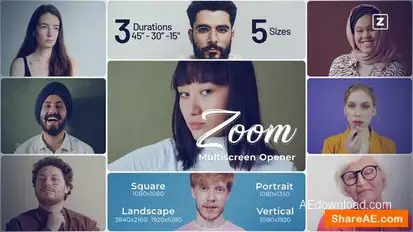 Zoom Multiscreen Opener Openers template preview