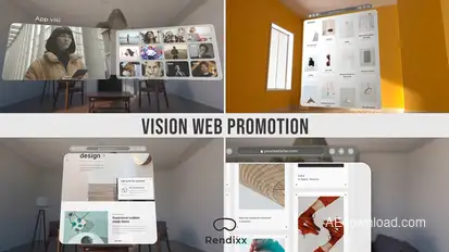 Vision Web Promo Premiere Pro template preview