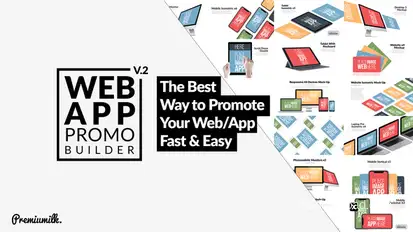 Web App Promo Builder Video Displays template preview
