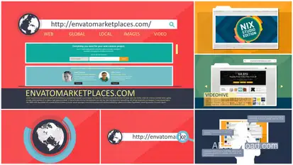 Website or Webpage Stylish Promotion Video Displays template preview