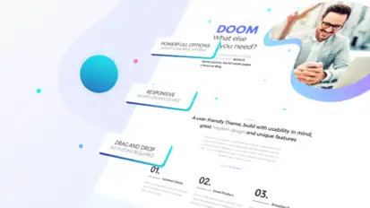 Website Presentation Video Displays template preview