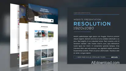 Website Presentation v.2 Video Displays template preview