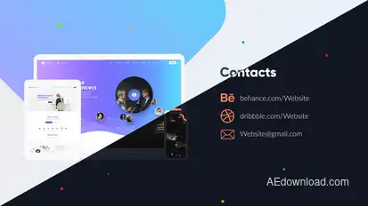 Website Video Presentation Video Displays template preview