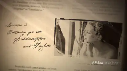 Wedding Album Video Displays template preview