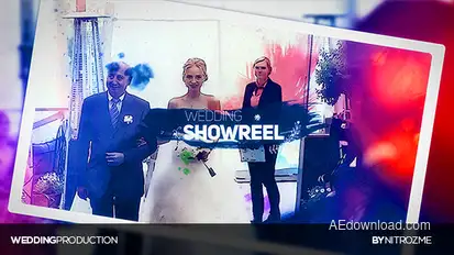 Wedding Day Video Displays template preview