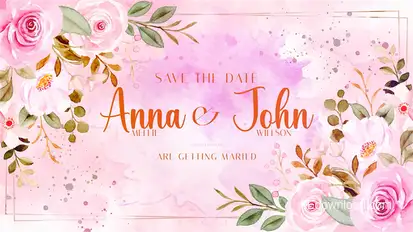 Indian Wedding Invitation Premiere Pro template preview