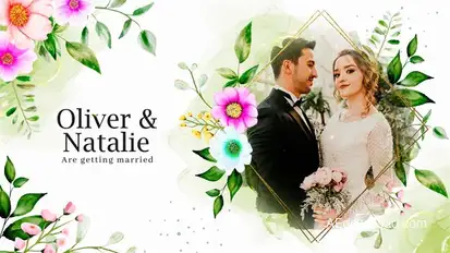 Wedding Invitation | MOGRT Premiere Pro template preview