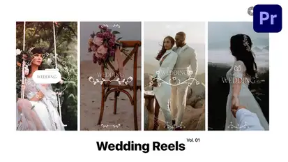 Wedding Reels for Premiere Pro Vol. 01 Premiere Pro template preview