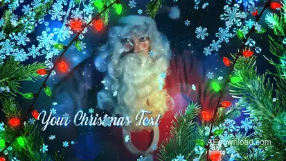 Winter Christmas Promo Video Displays template preview
