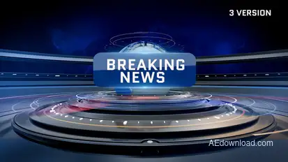 World News Time Video Displays template preview