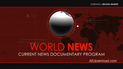 World News V2 Premiere Pro template preview