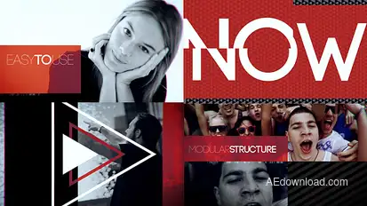 YouTube Broadcast package Video Displays template preview