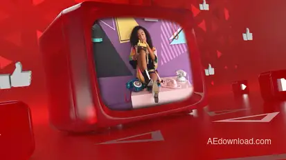 Youtube Channel Opener Premiere Pro template preview