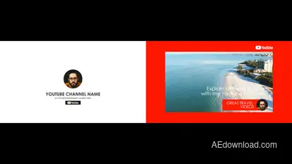 Youtube Promo V3 Premiere Pro template preview