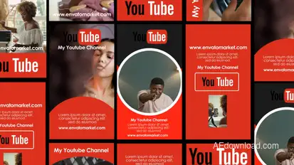 Youtube Shorts Premiere Pro template preview