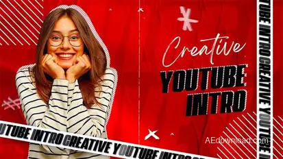 Youtube Vlog Intro MOGRT Premiere Pro template preview