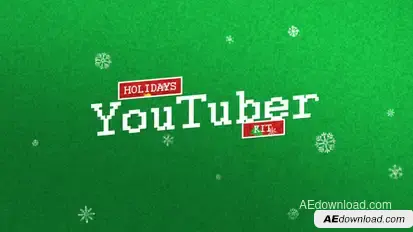 YouTuber Kit | Holidays Edition Video Displays template preview