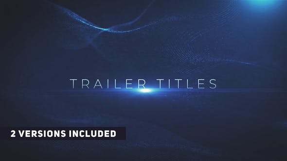 Cinematic Trailer Titles