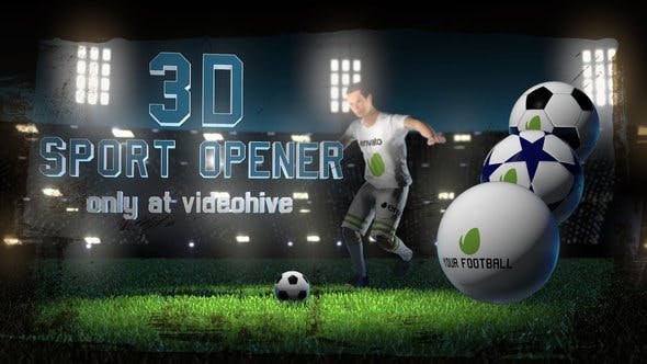 Soccer Night - 3D Sport Opener