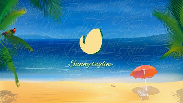 Sunny Beach Logo Opener