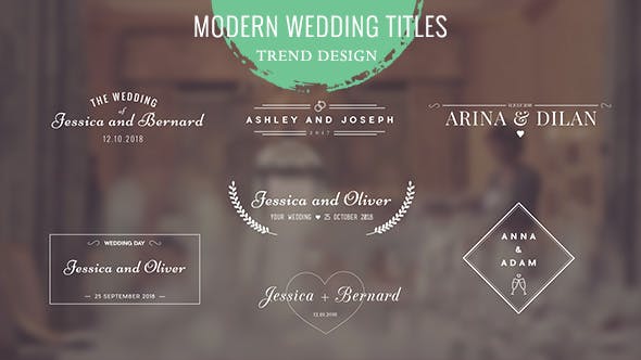 Wedding Titles