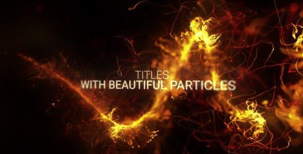 Abstract Particles Titles Trailer