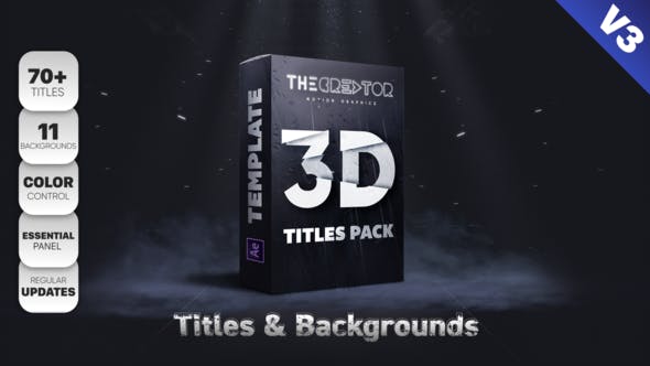 3D Titles Pack