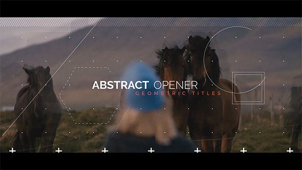 Abstract Opener - Geometric Titles