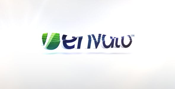 Wave 3D Logo & Text