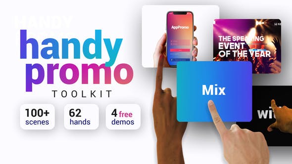 Handy Promo Kit | Touch Stomp Typography & Slideshow Toolkit