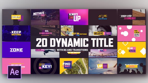 Dynamic Modern Titles I Backgrounds