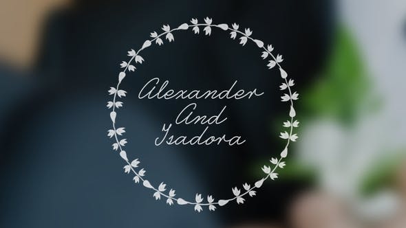 Wedding Animated Typeface