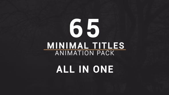 Minimal Titles Pack