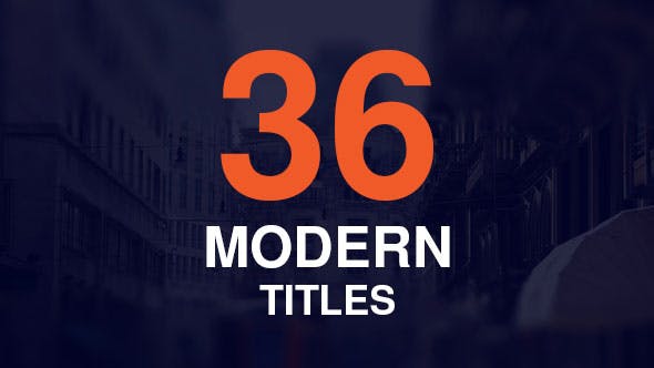 36 Modern Titles