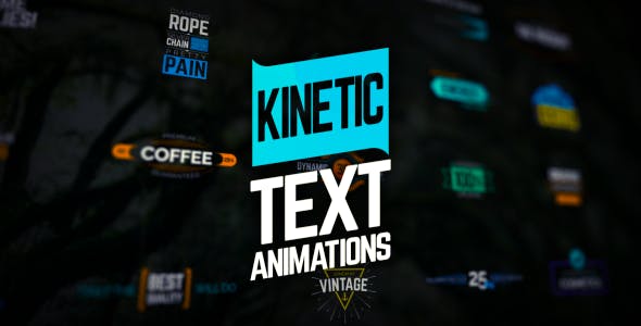 Kinetic Text Animations