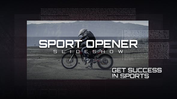 Sport Opener Slideshow