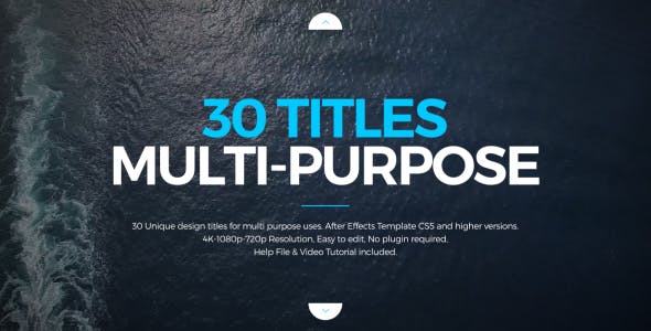 Titles Design Multi-Purpose