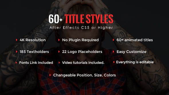 SixtyPlus - 60+ Title Styles