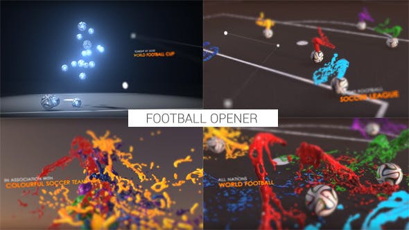 Colourful Football Opener