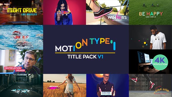 Motion Type - Titles Pack